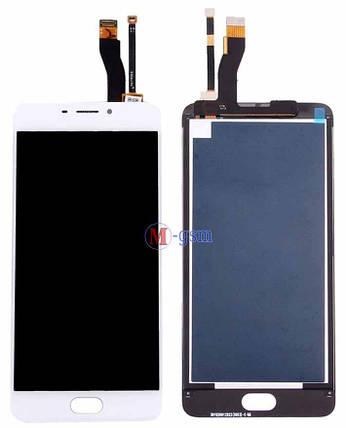 LCD модуль Meizu M5 Note (M621) білий, фото 2