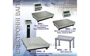 Товарні ваги BDU60-0405 бюджет 400х566 мм (без стійки), фото 3