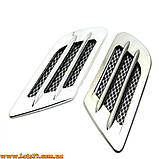 Повітрозабірники автомобіля жабри на авто жабри на крила жабри на капот повітрозабірники на капот повітрозабірники на дах молдинги, фото 2