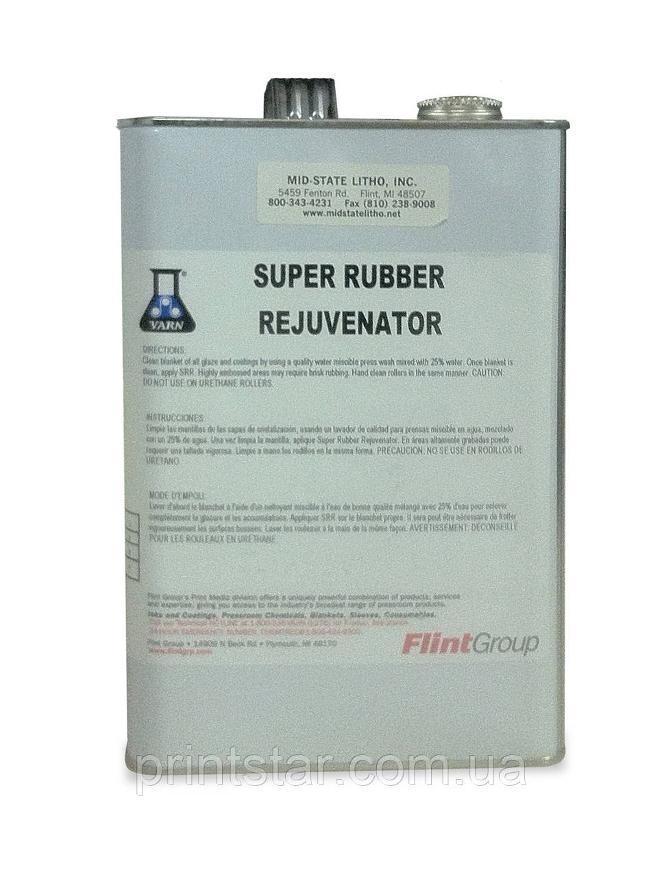 Засіб VARN Super Rubber Rejuveator 10 л для відновлення валів і офсетного полотна