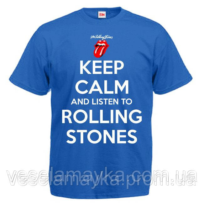 Футболка "Keep Calm and listen to Rolling Stone", фото 1