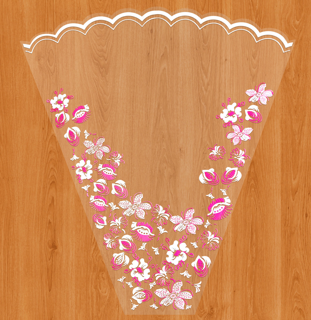 Пакети для квітів "Анна" №1-рожевий (14х50х59 см), фото 1