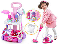 Дитячий набір для прибирання з візком