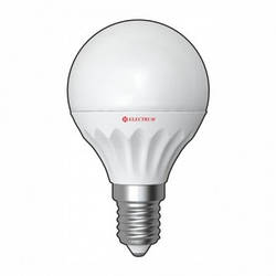 LED лампа E14 Electrum шар LB-11 4W (320Lm)  4000K пластик. корп.