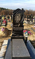 Одинарный гранитный памятник (Образец 779)  1