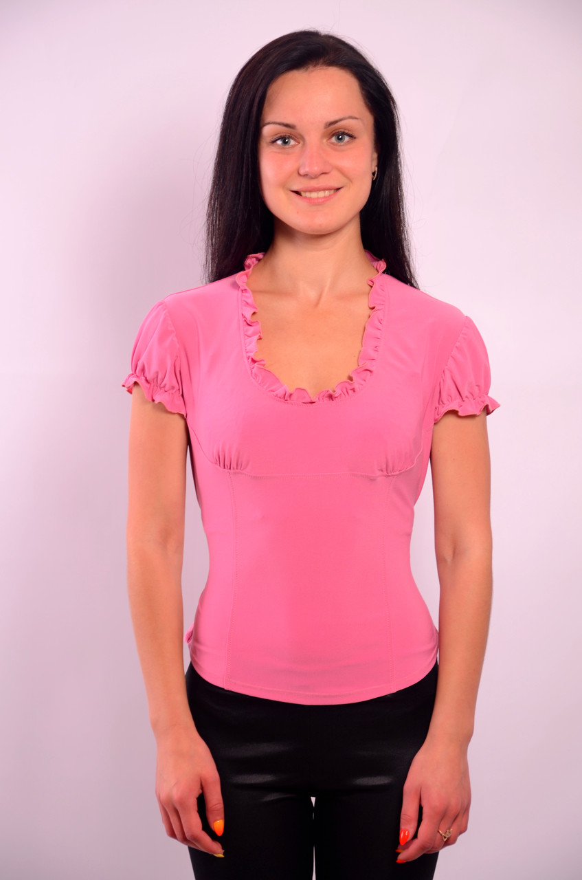 Розовая футболка в баварском стиле ,Бл 230348 - фото 3 - id-p559586177