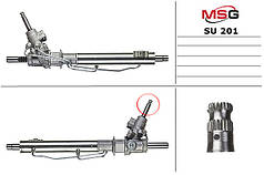 Рульова рейка з ГУР  SUBARU IMPREZA 95-00 SUBAR LEGACY 98-003