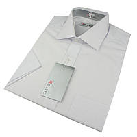 Чоловіча класична сорочка De Luxe 38-46 к/р 101K білого кольору