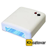 Ультрафиолетовая лампа с таймером UV Lamp 36 Watt JD 818 | Лампа для сушки ногтей