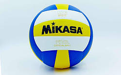 М'яч волейбольний Клеєний PU MIK MV-210 (PU, No5, 5 сл.)