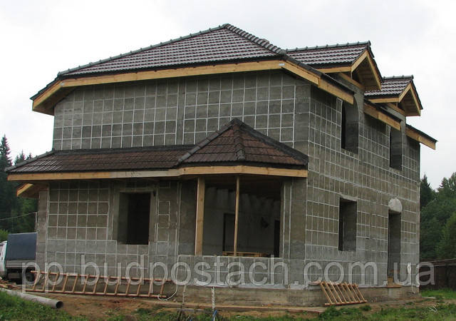 Будинки побудовані з пінобетонних або газобетонних блоків