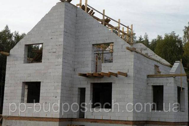 Будинки побудовані з пінобетонних або газобетонних блоків