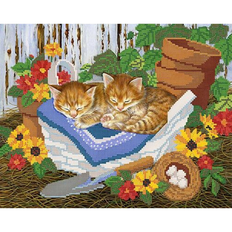 Схема для вишивання бісером Кошенята РКП-092, фото 1