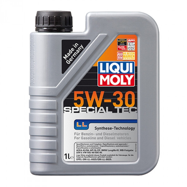 Синтетичне моторне масло Liqui Moly Special Tec LL SAE 5W-30