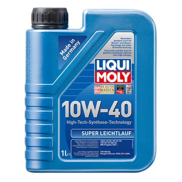 Напівсинтетичне моторне масло Liqui Moly Super Leichtlauf SAE 10W-40