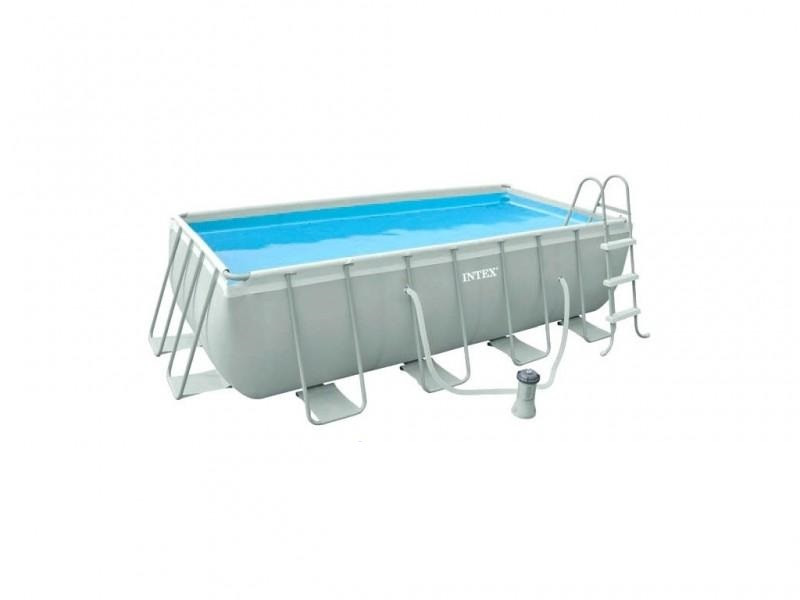 Басейн каркасний Intex 488-244-107 см (28318) з комплектом аксесуарів