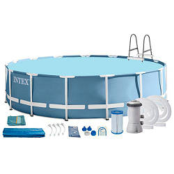 Басейн каркасний 457х122 см Intex 26726 з комплектом аксесуарів