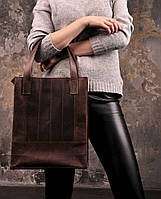 Кожаная сумка-шоппер Бэтси BlankNote BN-BAG-10-o орех