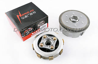 Кошик зчеплення (в зборі) 4T CG125 (73 зуба) 157FMI GEON, LIFAN, Zongshen HONGJU