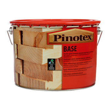 Грунтовка антисептик для дерева Pinotex Base 10л (Пинотекс Бейс) - фото 2 - id-p38270438