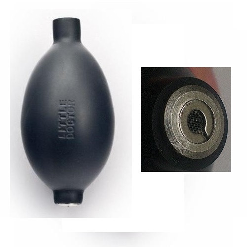 Груша латексна LD-S014 на механічний тонометр із заднім метал. клапаном і сіточкою, Little Doctor