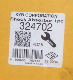 Амортизатор передний KYB Ultra SR Seat Ibiza 4, Cordoba, Skoda Fabia, Roomster, VW Polo, Audi A2, Fox 324702, фото 3
