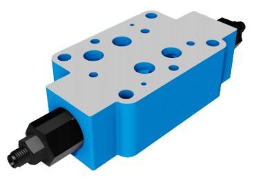 Модульний зворотний клапан дросельної заслінки 250 л/хв 35 МРа, фото 1