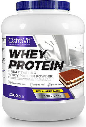 Сироватковий протеїн OstroVit Whey Protein 2000 г, фото 2