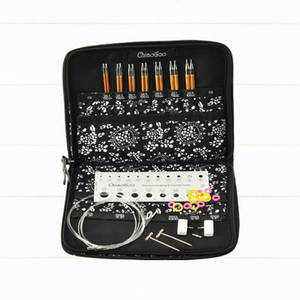 Набір укорочених бамбукових знімних спиць (10 см) Small ChiaoGoo