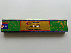 Ароматичні палички Пачулі. Схвалення. 15г Satya