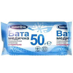 Вата 50г ролик стерильна медична