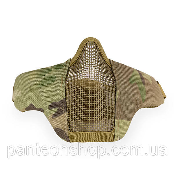 Маска-сітка на нижню частину обличчя V3 Multicam (для Airsoft, Страйкбол)