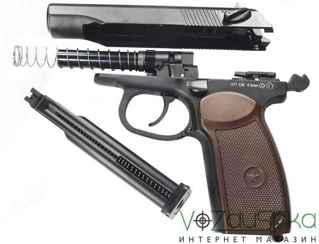 Розібраний sas makarov blowback