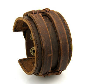 Браслет на руку коричневий