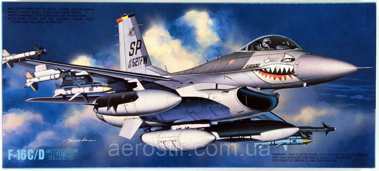 F-16C/D 'JAWS' 1/72 FUJIMI F-23