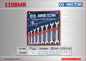 Набір ключів комбінованих 8 од. KING TONY 1108MR., фото 2