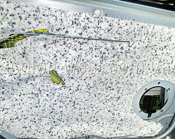 Где нужно прорабатываем антискрипом и ставим на место карту двери.