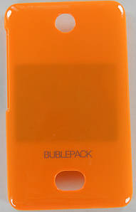 Чохол пластиковий на Nokia Asha 501 Bubble Pack Помаранчевий