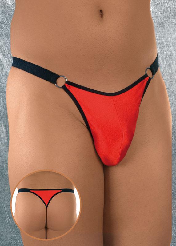 Чоловічі труси-стринги Thong 4425, red, S/L