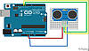 Ультразвуковий датчик відстані HC-SR04, модуль Arduino, фото 4