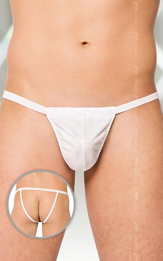 Чоловічі труси-стринги з відкритими сідницями Thongs 4506, білі, S/L