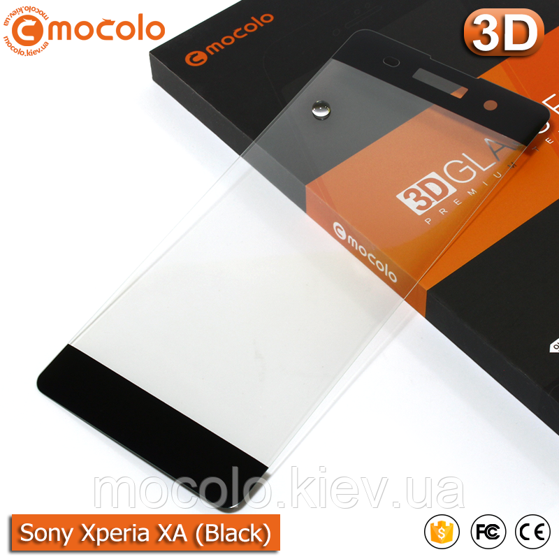 Захисне скло Mocolo Sony Xperia XA 3D (Black)