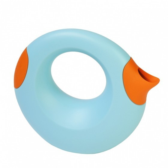 Quut — Лійка Cana, 1 л, блакитна з жовтогарячим