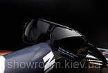 Сонцезахисні окуляри в стилі Porsche Design c поляризацією (p8516) чорна оправа, фото 5