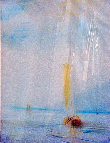 Картина Морський пейзаж Валентин Хрущ 1980-ті роки