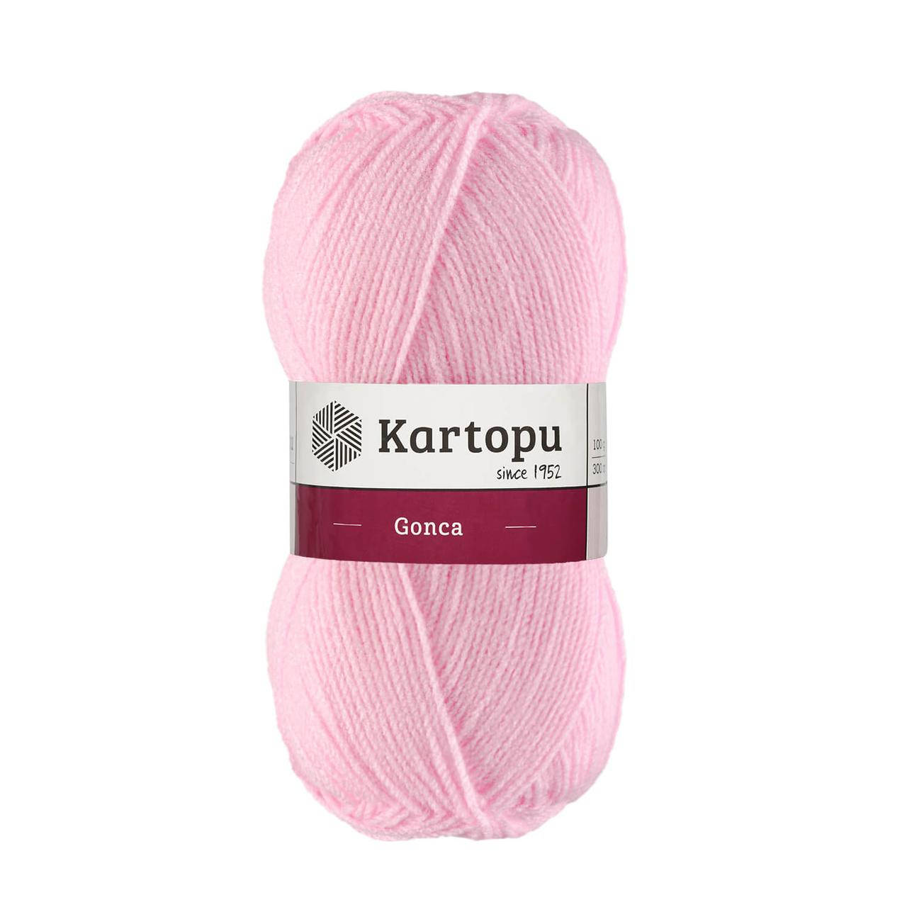

Kartopu Gonca (Картопу Гонка) № 782 розовый (Пряжа акрил, нитки для вязания)