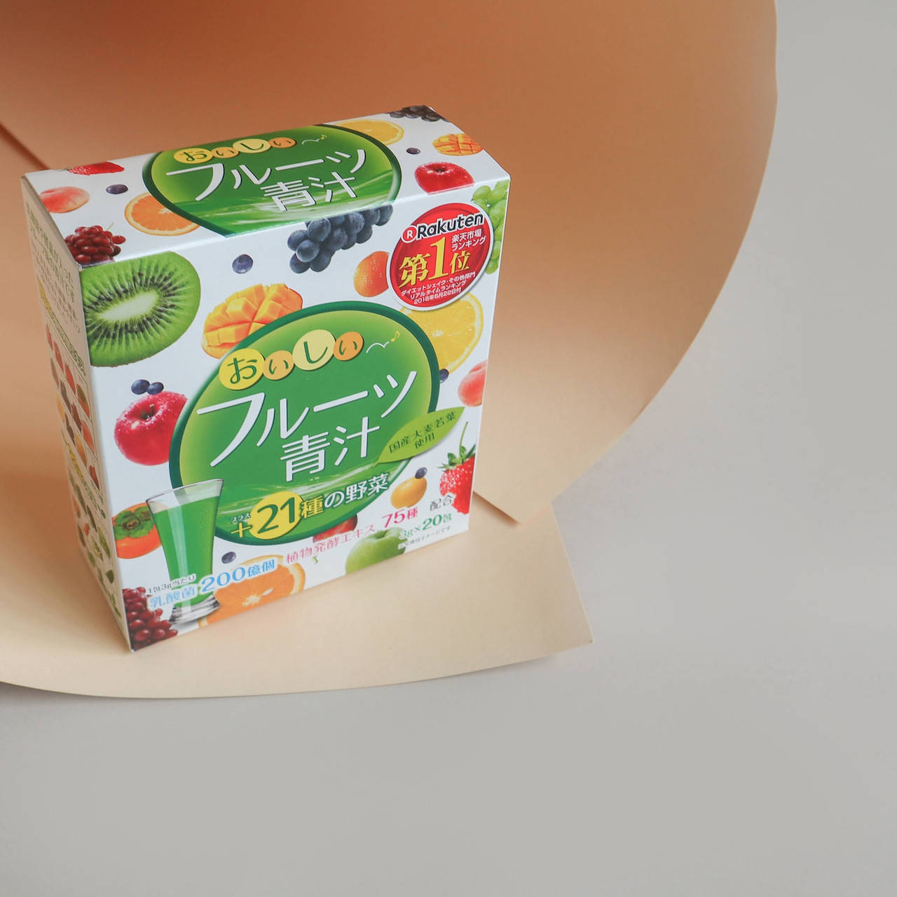 

Аодзиру с молочнокислыми бактериями и ферментами с фруктовым вкусом YUWA Aojiru Fruits