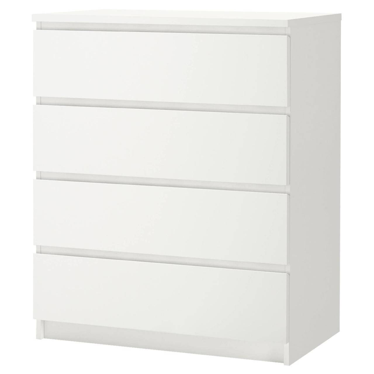 

IKEA MALM (304.035.71) Комод, 4 ящика, белый