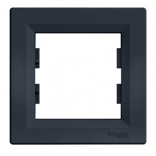 

Рамка одноместная Schneider Asfora, Антрацит