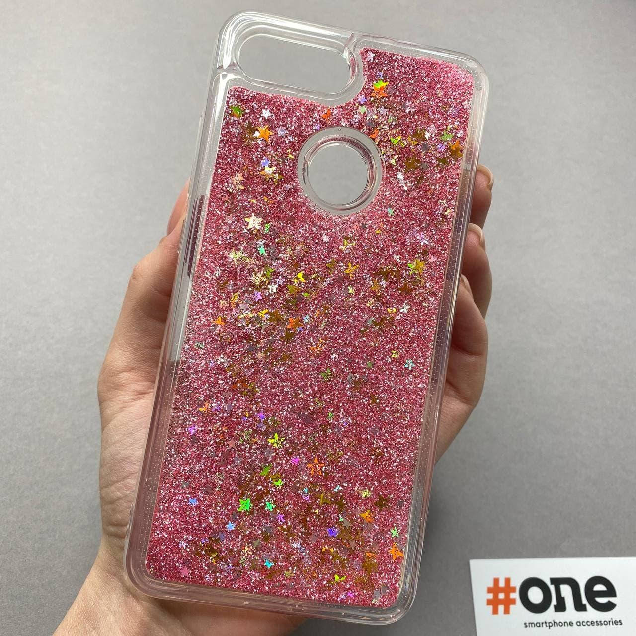 

Чехол для Xiaomi Mi 8 Lite с жидкостью с сердечками с блестками чехол на телефон сяоми ми 8 лайт розовый HRT